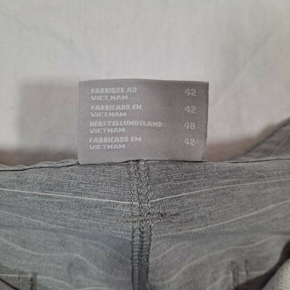 Columbia PFG Shorts Fishing Striped Gray Performance Camping Hiking Mens 32 - Picture 3 of 9